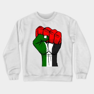 Palestinian Power Fist Crewneck Sweatshirt